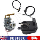 Carburetor W/Throttle Cable Choke Cable for 1981-16 Yamaha PW50 Y-Zinger UK