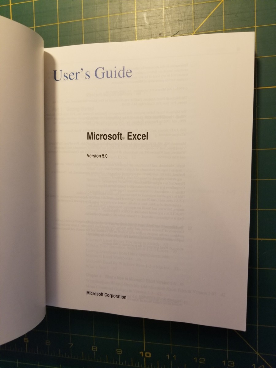 その他 Microsoft Excel Version5.0 WinWorld: Microsoft Excel 5.x