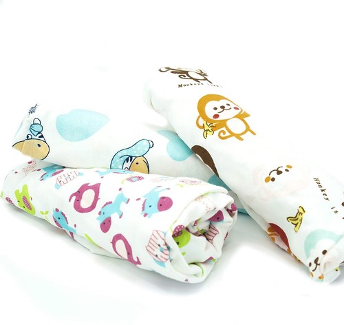 Pack of 3 Baby Wrap Swaddle Blankets Small/Medium 100% cotton Size 0-12m - 第 2/7 張圖片