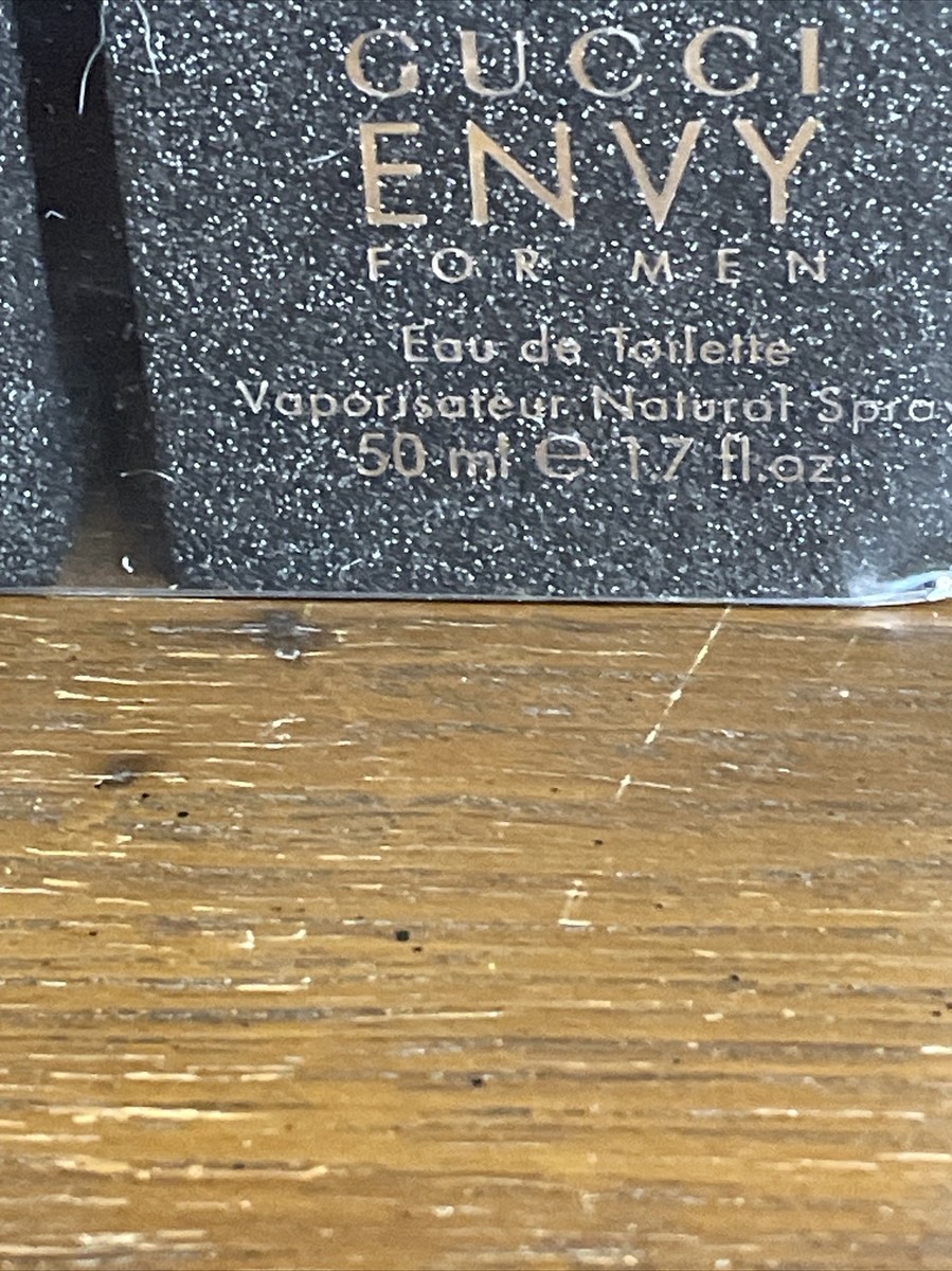 VTG Gucci Envy For Men Eau De Toilette Spray 1.7 Oz 50ml New VTG Gucci Envy For Men Eau De Toilette Spray 1.7 Oz 50ml New