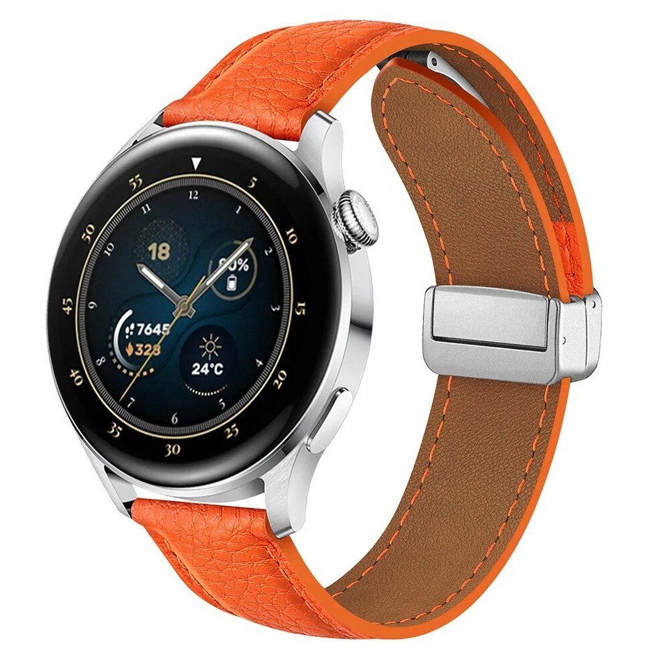 Leather Strap Band For Samsung Galaxy Watch 7/6/5/4 40 44mm FE 6 43mm 5