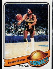 Lonnie Shelton 1979-80 Topps #83 Seattle SuperSonics
