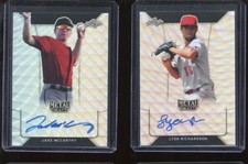 2018 Leaf Metal Draft  WAVE On-Card AUTO (Reds) - Lyon Richardson