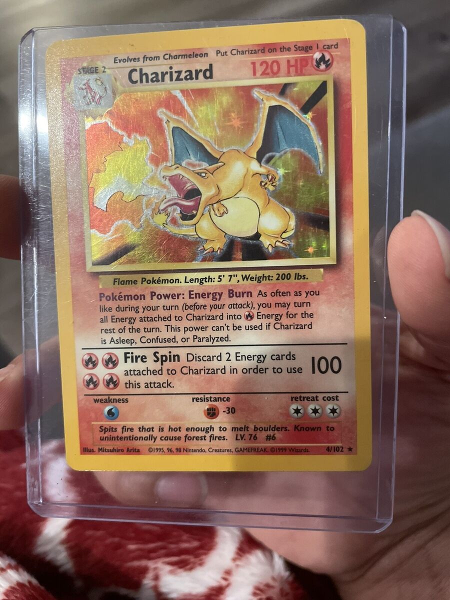 1995 Pokemon Base Set Charizard Holo Foil 4/102 | eBay 1995 Pokemon Base Set Charizard Holo Foil 4/102 | eBay