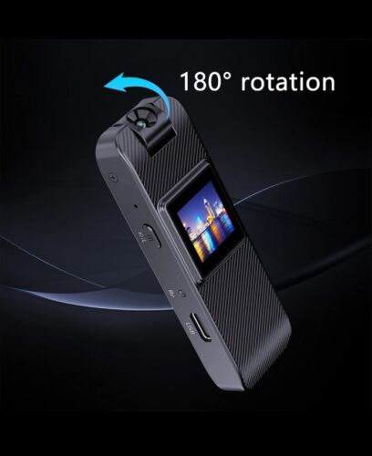 Action Spion Mini Infrarot Kamera HD 1080 180° Nachtsicht Sport Business Bodycam - Bild 2 von 13