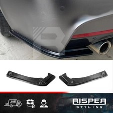 REAR BUMPER SPLATS SIDE SPLITTERS IN GLOSS BLACK FOR BMW 3 SERIES F30 2012-2018
