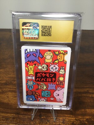 2019 POKEMON PLAYING CARDS JAPANESE MEOWTH OLD MAID CGC 10