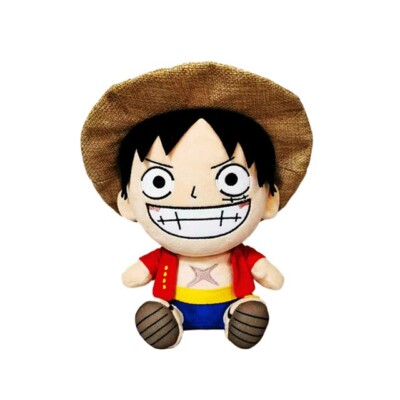 Ruffy X Plüschtier 25 cm   One Piece Kuscheltier   Weiches Spielzeug