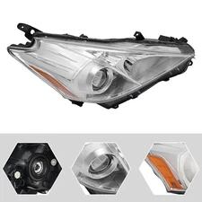 Passenger Side Headlight For 2012-2014 Toyota Prius V, Right Halogen Headlamp