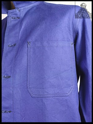 50s-'60s French Army Workwear ' O.D. Flers ' Bleu De Travail Chore