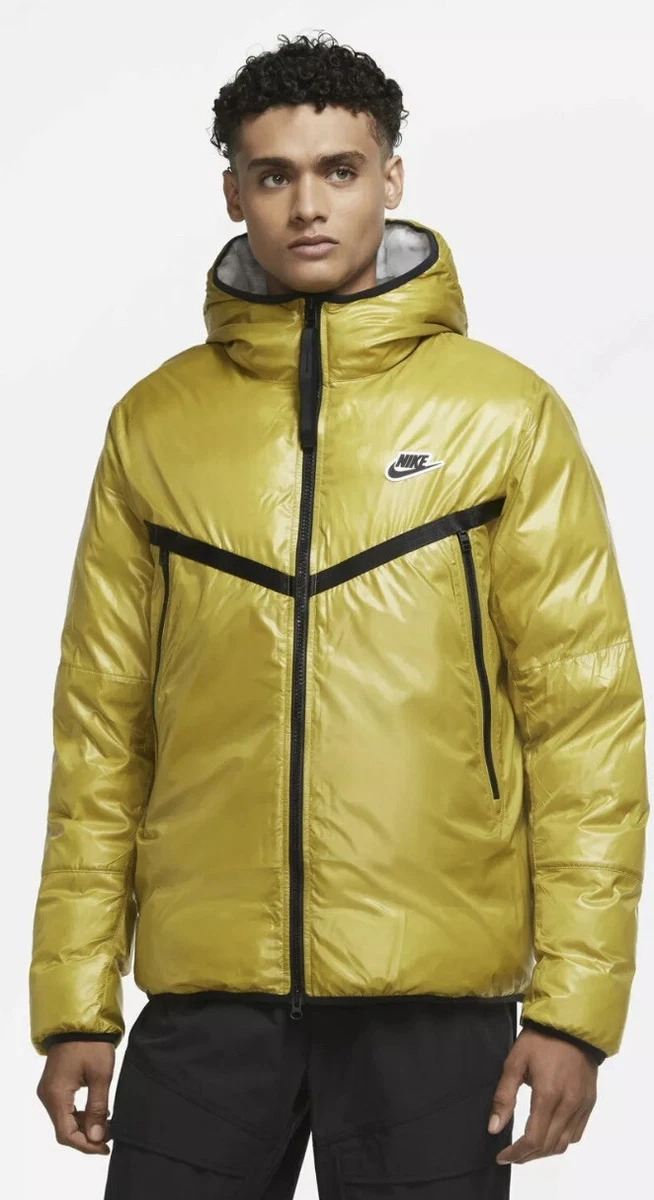 Nike windrunner top black and gold