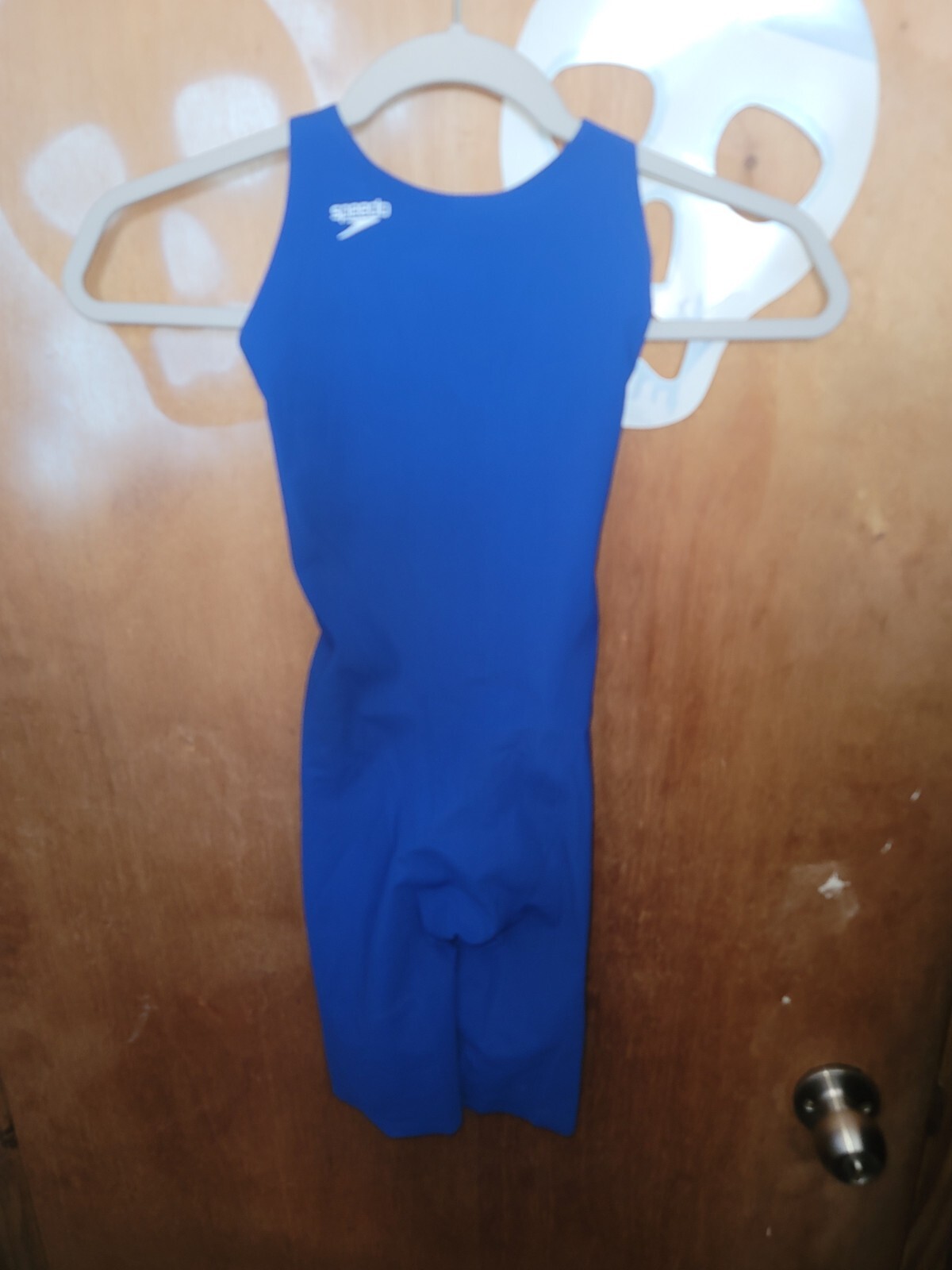 NWT Speedo Power Plus Prime Kneeskin Racing Tech Suit Voyage Blue Size