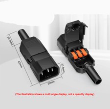 High Current Power Plug 3-core Socket Pin Type Socket Male Female Pair Connector