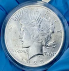 1923 GEM BU Peace Dollar Uncirculated MS in Capsule