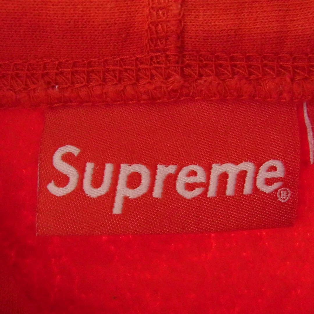 Felpa con cappuccio Supreme 19SS Apple logo rosso L usata LIFE 0