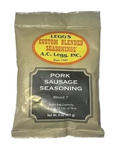 A.C. Legg Old Plantation Seasonings - Blend 7 - Pork Sausage Seasoning 