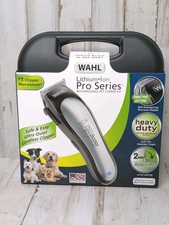 Wahl USA Lithium Ion Pro Series Cordless Pet Clippers Large, Black, Silver