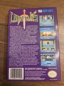 Crystalis Nintendo (NES, 1990) BOX ONLY - NO GAME