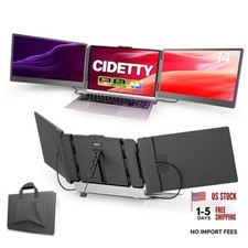 Laptop Screen Extender, 14'' FHD 1080P IPS Ultra-Thin Midnight Black
