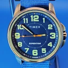 Vintage 2007 Timex Expedition 40mm Mens Quartz Watch Feild Watch New Nato Strap