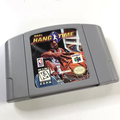NBA HangTime (Nintendo 64, 1997) N64 TESTED Authentic