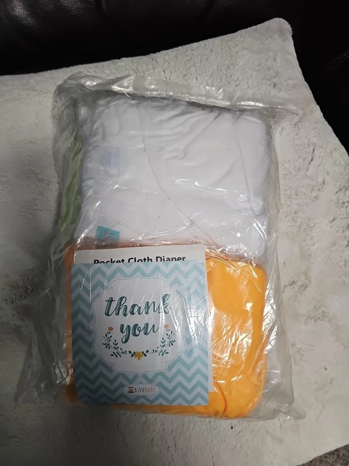 ALVABABY Baby Cloth Diaper 6 Pack with 12 Inserts One Size Cloth Diaper Cover... - Image 3 of 4