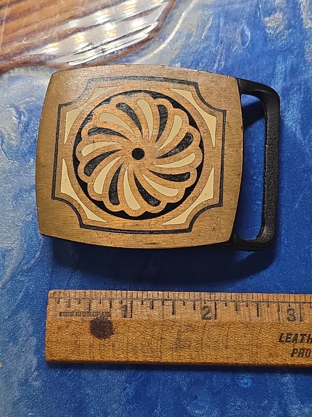 Tech Ether Guild "Pinwheel" Solid Brass 1978 Vint… - image 11