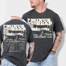 Minus the Bear 20th Anniversary Tour T-shirt Indie Rock Band Tee