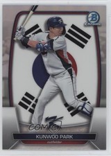 2023 Bowman Chrome WBC Flag Variations Refractor 348/499 Kunwoo Park #WBC-18 f4o