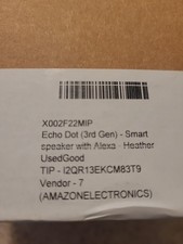 Amazon Echo Dot 3rd Gen Smart Speaker Heather...