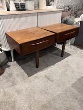 G-plan Teak Floating Bedside Cabinets Set of 2