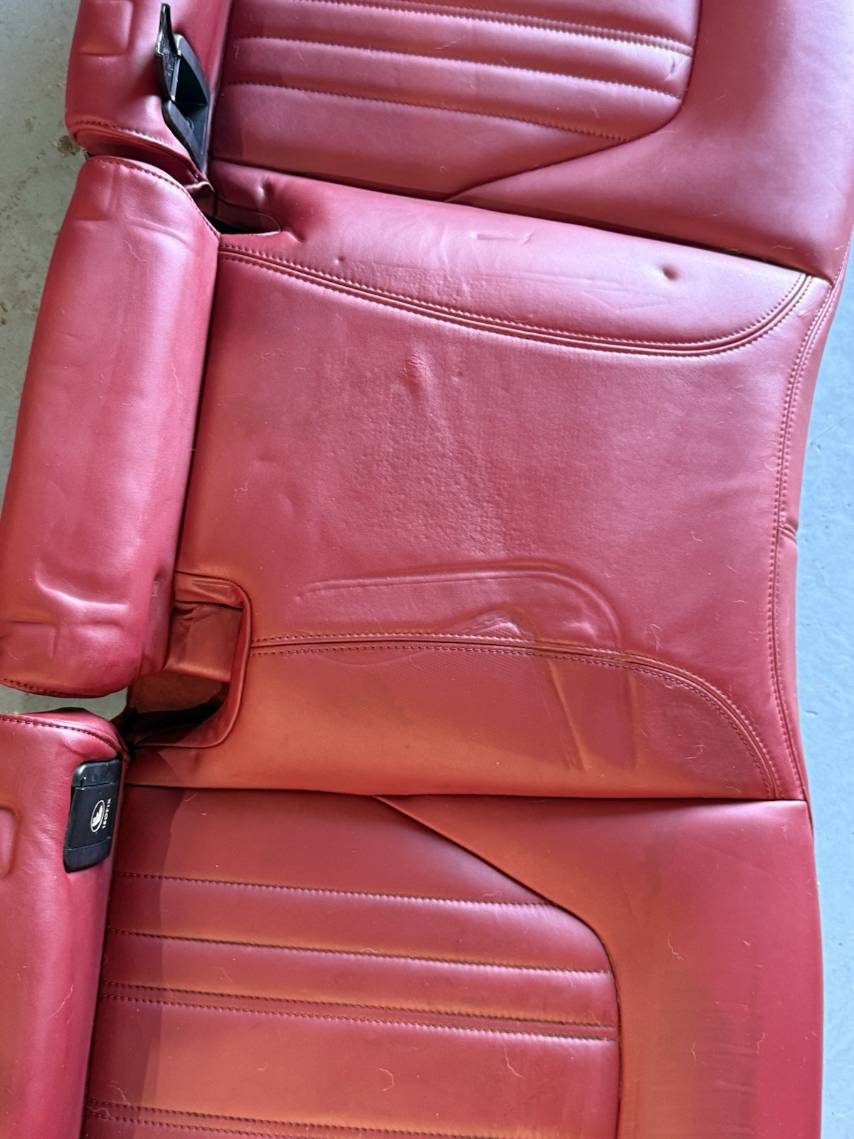 2014-2017 Maserati Ghibli Rear Seat Lower Cushion Cherry Rose