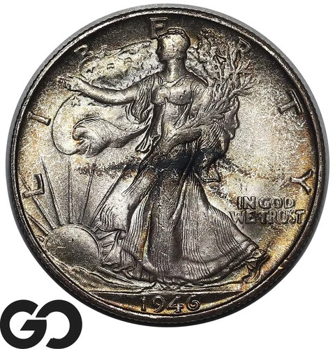 1946-S Walking Liberty Half Dollar, Album Gem BU++