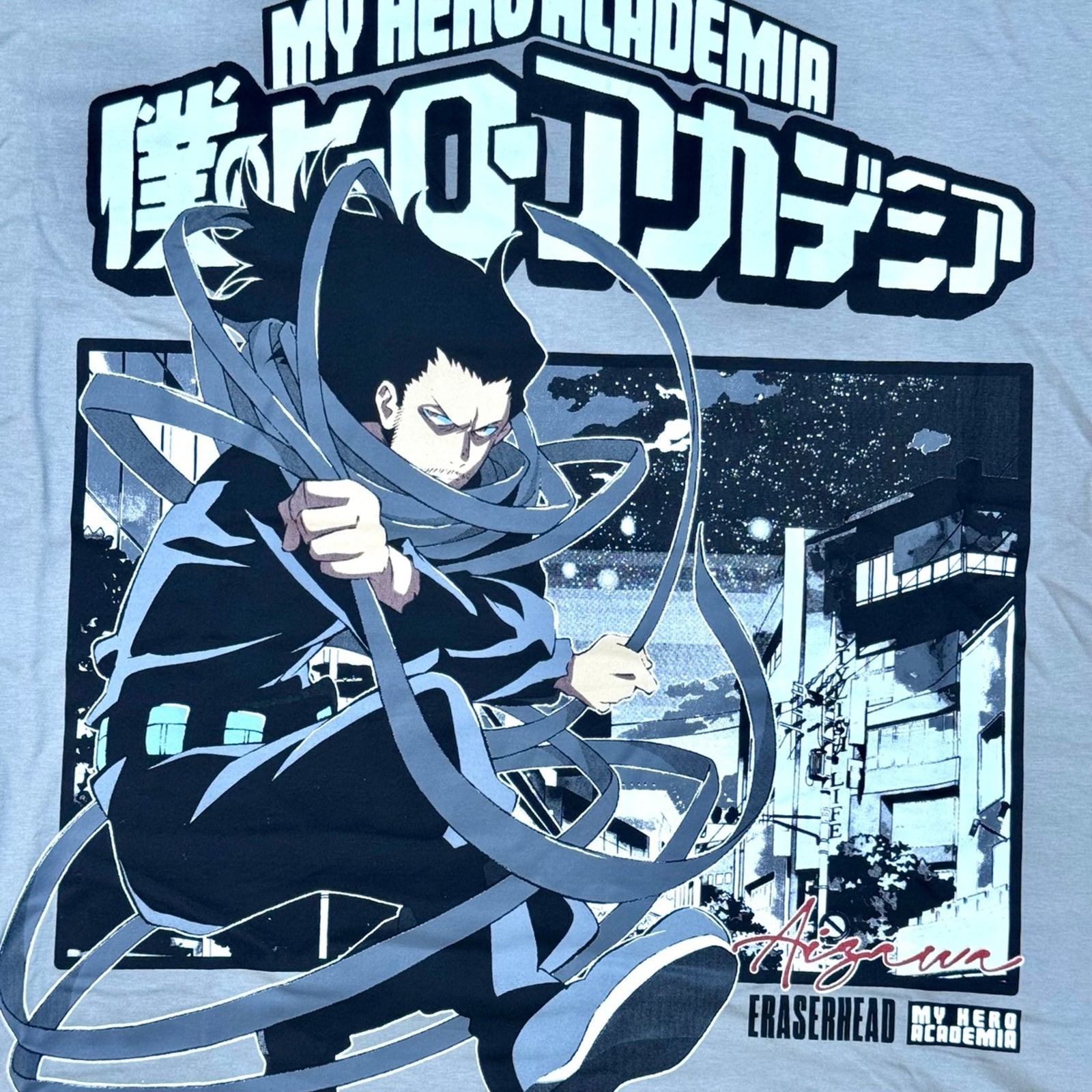 My Hero Academia Shota Aizawa Eraserhead Graphic T Shirt - second product detail image
