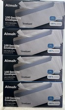  10 Security Self Seal Envelopes   400 Qty No Window, EnveGuard, 4  x 9 " 4 Pk