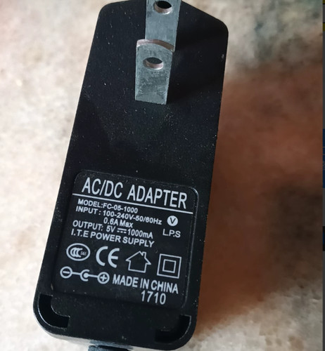 FC-05-1000 5V 1000mA Netzteiladapter Ladegerät Für Monitor Routers