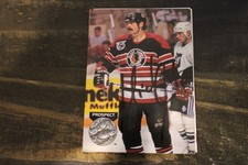 MICHEL GOULET HOF CHICAGO BLACKHAWKS AUTOGRAPHED CARD