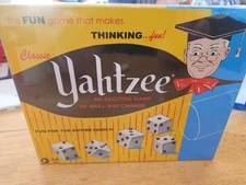 Yahtzee Classic Dice Game - Family Game Night Kids 8+ & Adults Factory Sealed 
