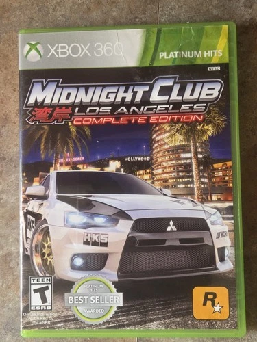 Midnight Club Los Angeles Complete Edition Xbox 360 Game Rockstar Tested