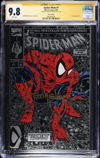 Spider-man 1 Cgc 9.8 1990 Silver Edition Signed Signature Series Todd McFarlane