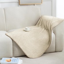 gogobunny Waterproof Bed Blanket, Reversible Sherpa Fleece Throw Blanket for ...