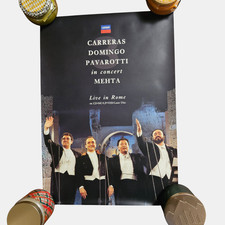 The Three Tenors Carreras Domingo Pavarotti in Concert 1994 Promo Poster 16x23