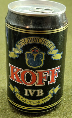 KOFF IVB Extra Strong Beer/Sinebrychoff ~ 12oz. Aluminum Beer Can ~  Empty ~ 01