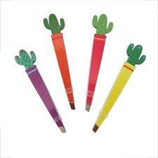 Cute Cactus Tweezer Set (Pack of 4) Slant Tweezers Assorted Set Southwestern ...