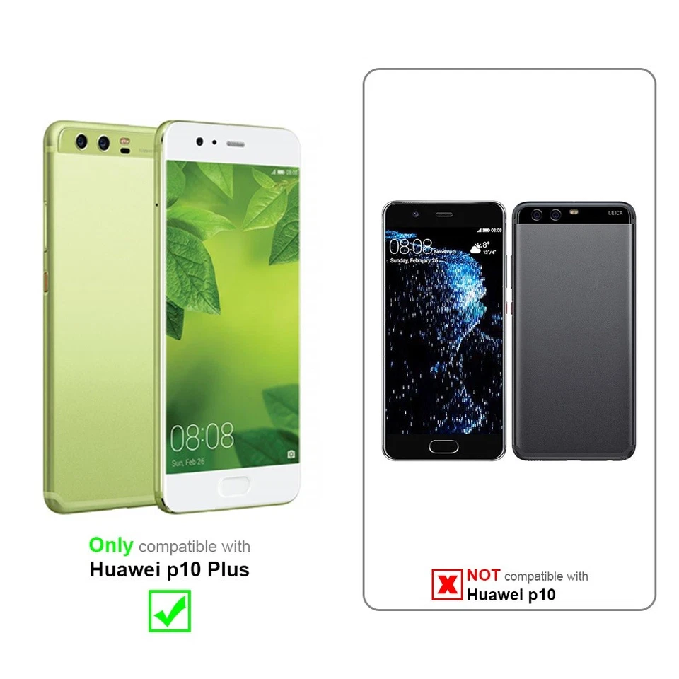 Case for Huawei P10 PLUS Cover Protection Book Wallet Magnetic Book - Image 2 of 4