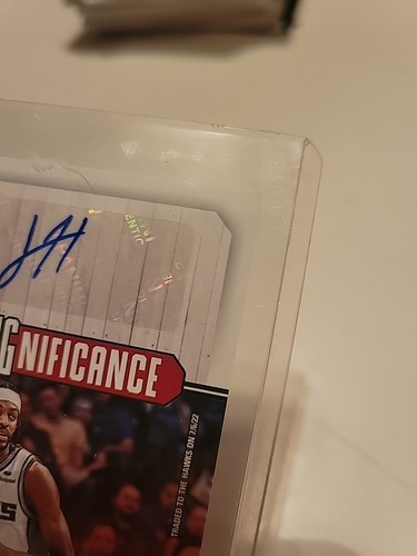 2022-23 Hoops #GS-JHD Justin Holiday Great SIGnificance AUTO - Picture 3 of 6