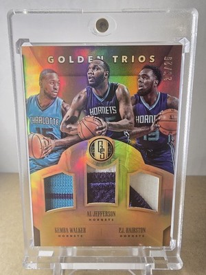 2015-16 Gold Standard - Walker Jefferson Hairston #1 Golden Trios 25/25 Bookend