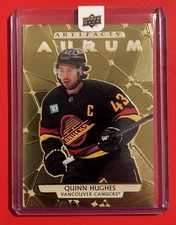 Quinn Hughes 2025-26 Artifacts Aurum Bounty Reward 4/25 SSP