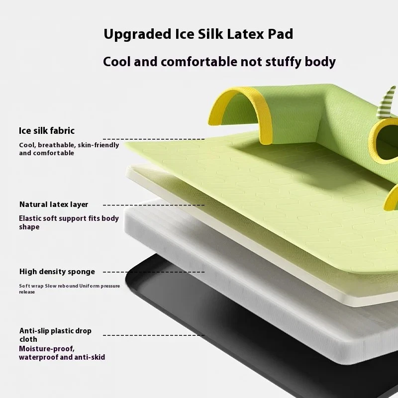 🐾 Cama Monster Cat Transpirable Primavera y Verano - Alfombra Túnel Nido Gato Cuatro Estaciones Foto 2 de 4