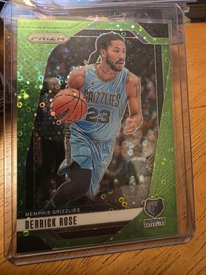 2025 PRIZM - DERRICK ROSE - FAST BREAK NEON GREEN 4/5